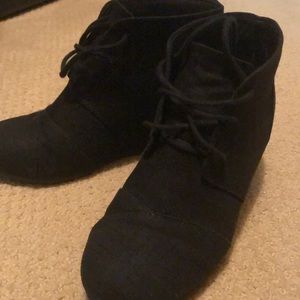 Maurices wedge booties